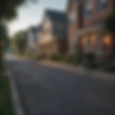 Charming Residential Street Charming residential street in a Philadelphia suburb