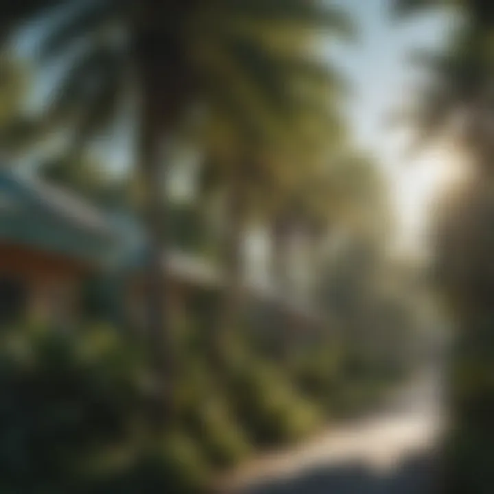 Coconut Grove's lush greenery