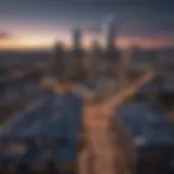 Panoramic view of downtown Austin showcasing modern architecture