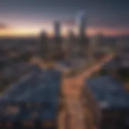 Panoramic view of downtown Austin showcasing modern architecture