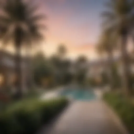 Luxurious view of Beverly Hills showcasing palm trees and upscale homes