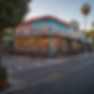 Silver Lake: A Hub of Creativity and Culture Artistic street view of Silver Lake with colorful murals and trendy cafes