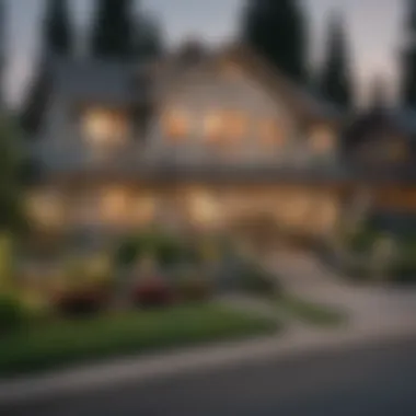 Real Estate Landscape in Seattle Suburbs An overview of real estate opportunities in Seattle's suburbs, featuring different styles of homes and properties.