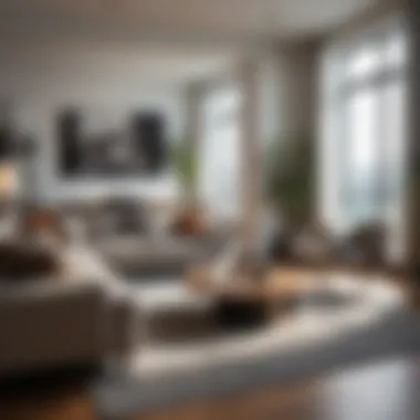 Modern Living Space in D.C. Modern living space showcasing rental opportunities