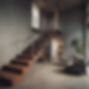 Modern Architectural Features of Studio Apartments with Stairs Modern architecture of a studio apartment with stairs