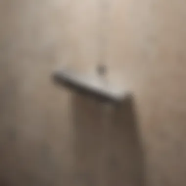 A comparison of various walk-in shower drain types arranged aesthetically