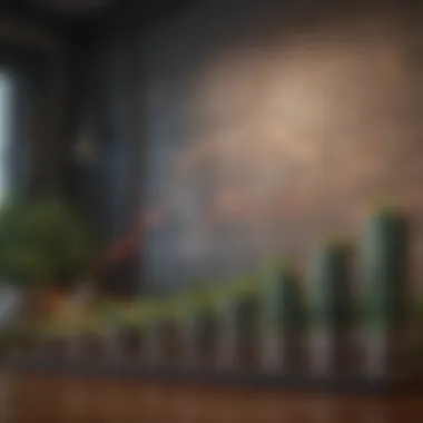 Optimizing Returns Financial graph showing growth in real estate investments