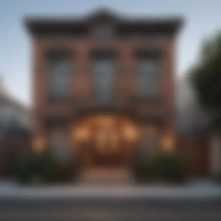 Vintage apartment building exterior in Los Angeles