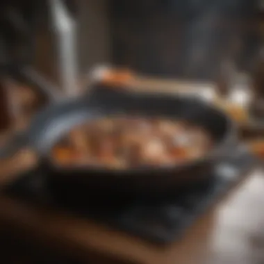 Masterpiece: Perfectly Seasoned Cast Iron Pan Finished cast iron pan after seasoning