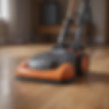 Professional hardwood floor cleaning equipment