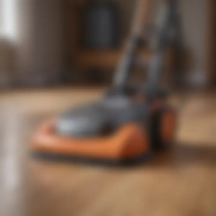 Professional hardwood floor cleaning equipment