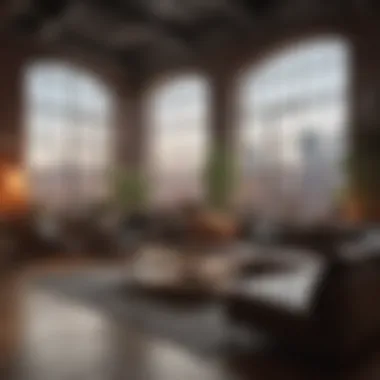 Stylish Loft Room with Urban View Stylish loft room with urban view