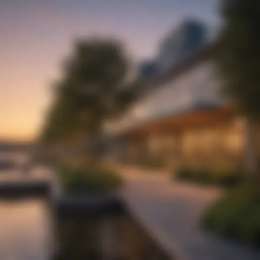 Georgetown Waterfront Park at Sunset