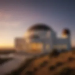 Sunset over Griffith Observatory