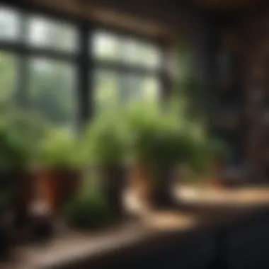 Optimal lighting setup for indoor herbs