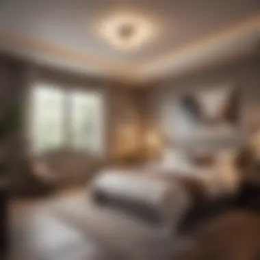 Cozy bedroom in a ready to move in residence