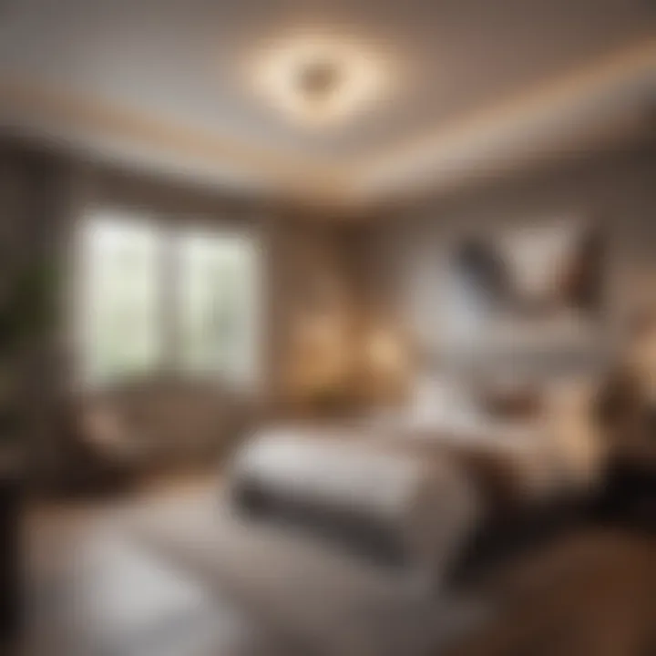Cozy bedroom in a ready to move in residence