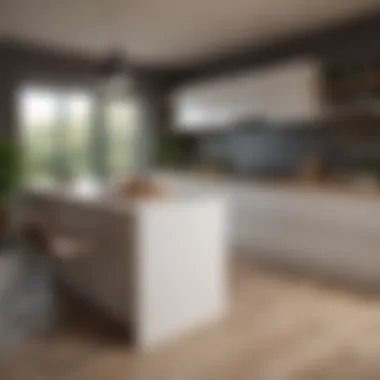 Stylish kitchen of a newly staged property