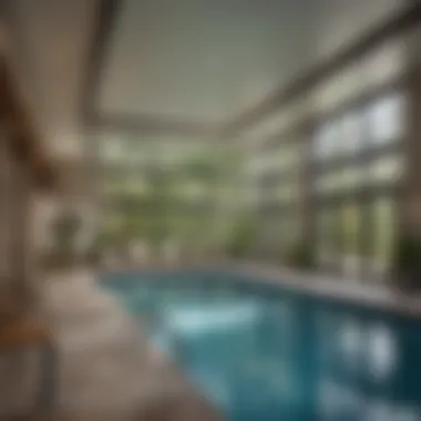 Luxury Amenities in Highland Park Apartments Amenities such as a gym and pool available in Highland Park apartment complex