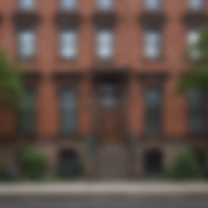 Historic Brownstone Facade in Northern Liberties