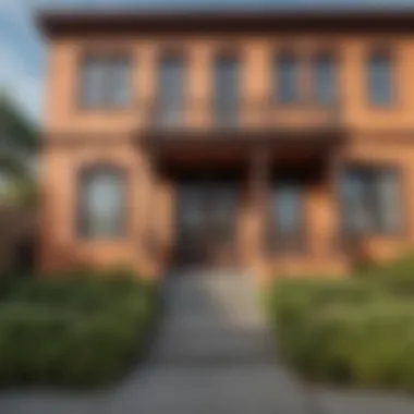 Historic Building Facade in South Park San Diego