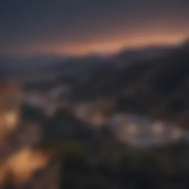 Stunning view of Hollywood Sign from an apartment balcony