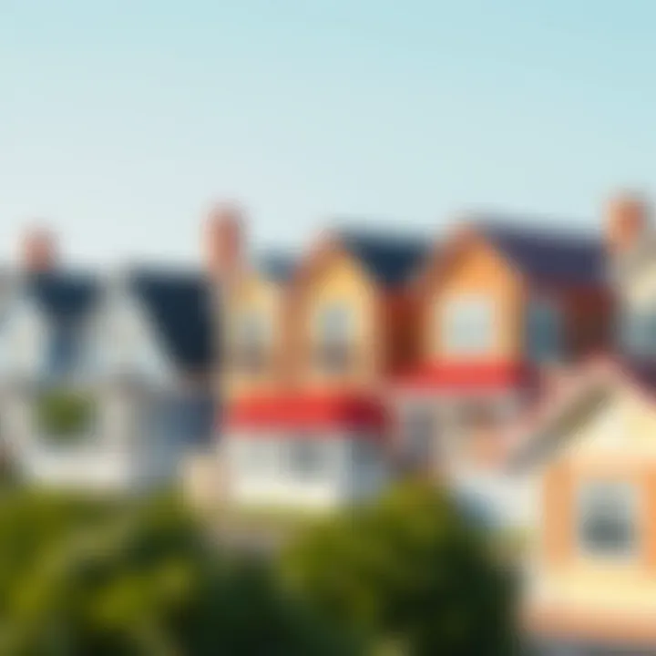 Diverse Rental Property Options Various types of rental properties lined up