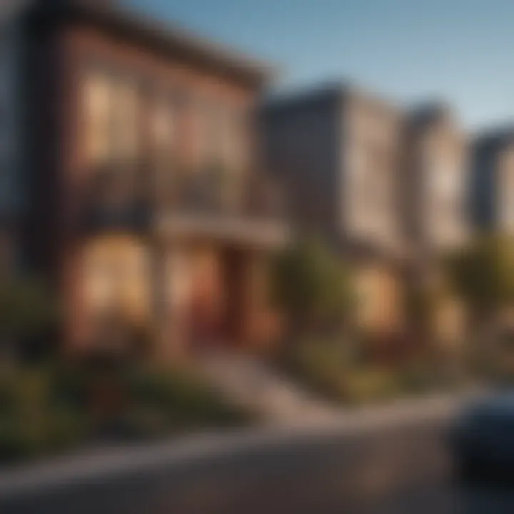 A vibrant neighborhood in the Bay Area highlighting community aspects.