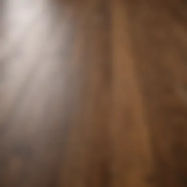 Close-up of laminate flooring showing its texture