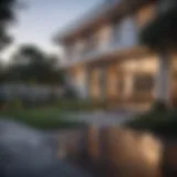 An overview of a bustling real estate market