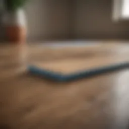 Cleaning laminate flooring with a microfiber cloth