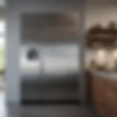 A pristine stainless steel fridge reflecting a modern kitchen ambiance