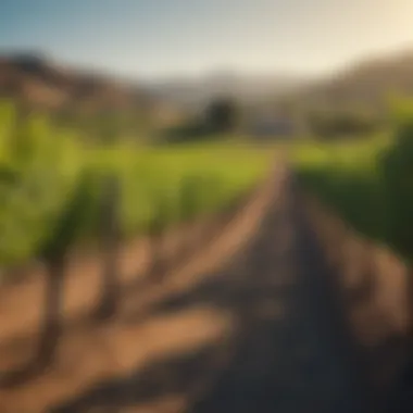 Tranquil Vineyards of Napa Valley Idyllic Vineyards in Napa Valley