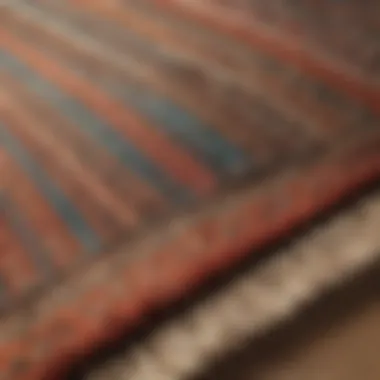 Intricate Rug Weaving Pattern