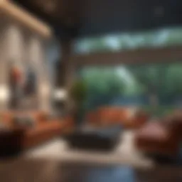 Luxurious modern interior design in Rossmoor Walnut Creek CA rental