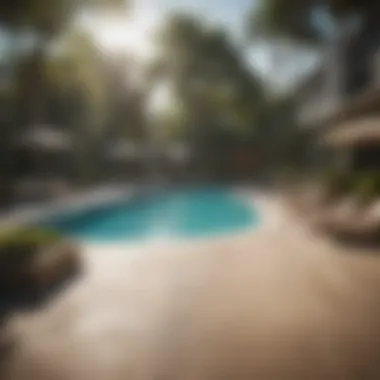 Oasis of Serenity: Outdoor Pool Luxurious outdoor pool area at Hollywood Heights Apartments