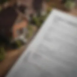 Illustration of rental property tax forms