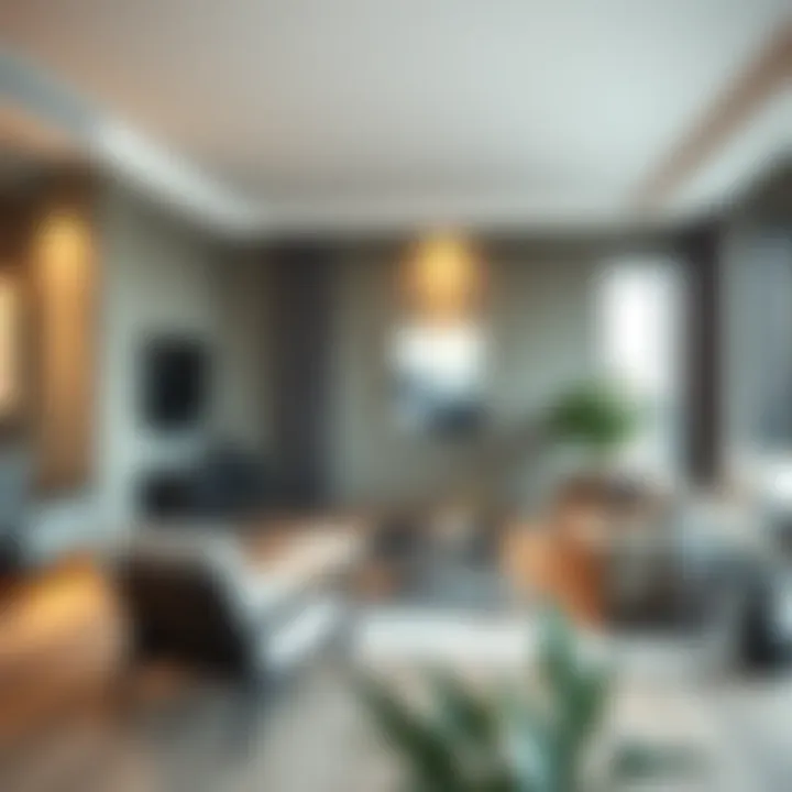 Elegant Living Spaces in Meridian Wakefield Spacious living area inside a Meridian Wakefield apartment