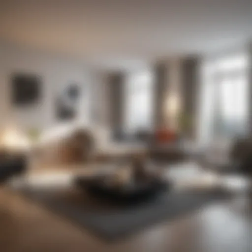 Minimalistic Studio Apartment Interior