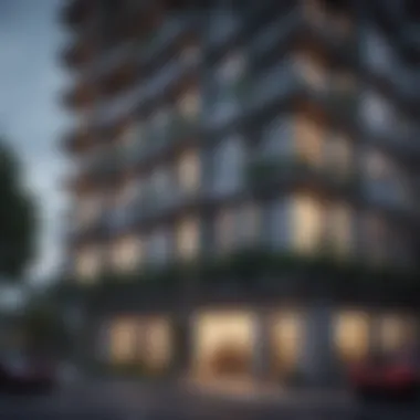 Architectural Marvels of Apartment Living Modern Apartment Building Facade