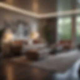 Modern apartment interior in Los Angeles