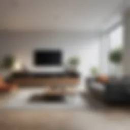 Modern Apartment Living Room with Minimalist Decor