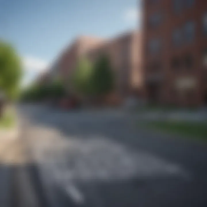 Abstract representation of monthly parking regulations in Denver