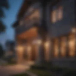 Stunning exterior view of Morgan Manor Apartments showcasing its unique architectural style.