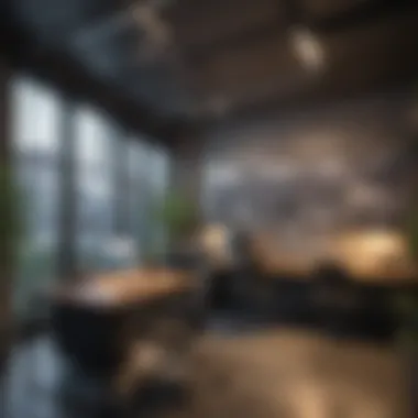 Modern Office Environment in Seattle A professional working in a modern Seattle office