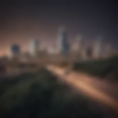 Scenic view of downtown Austin with skyline