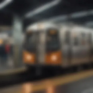 A bustling NYC subway station with diverse commuters highlighting affordable transportation.