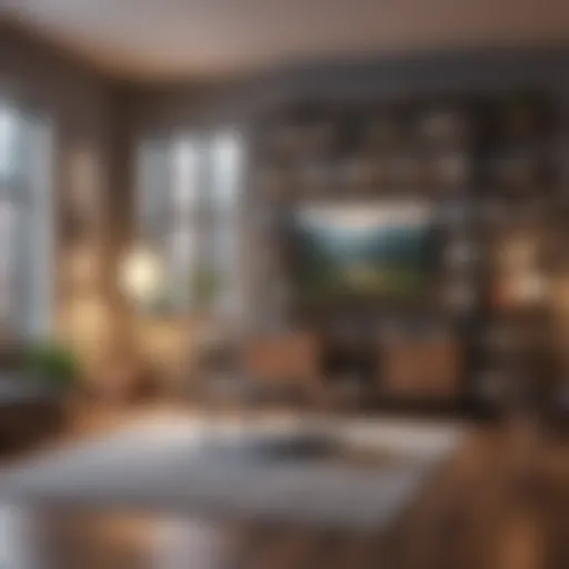 A cozy, budget-friendly apartment in NYC showcasing smart storage solutions.
