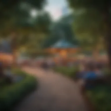 A vibrant park scene in NYC featuring free entertainment and community events.