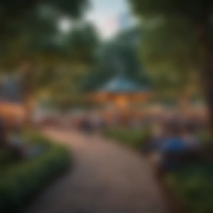 A vibrant park scene in NYC featuring free entertainment and community events.